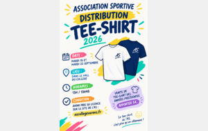 DISTRIBUTION TEE-SHIRT 2026