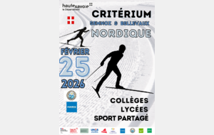 CRITERIUM NORDIQUE DEPARTEMENTAL